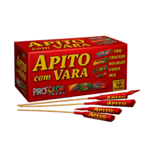 Apito com vara/Tiro/Cor/Cracker